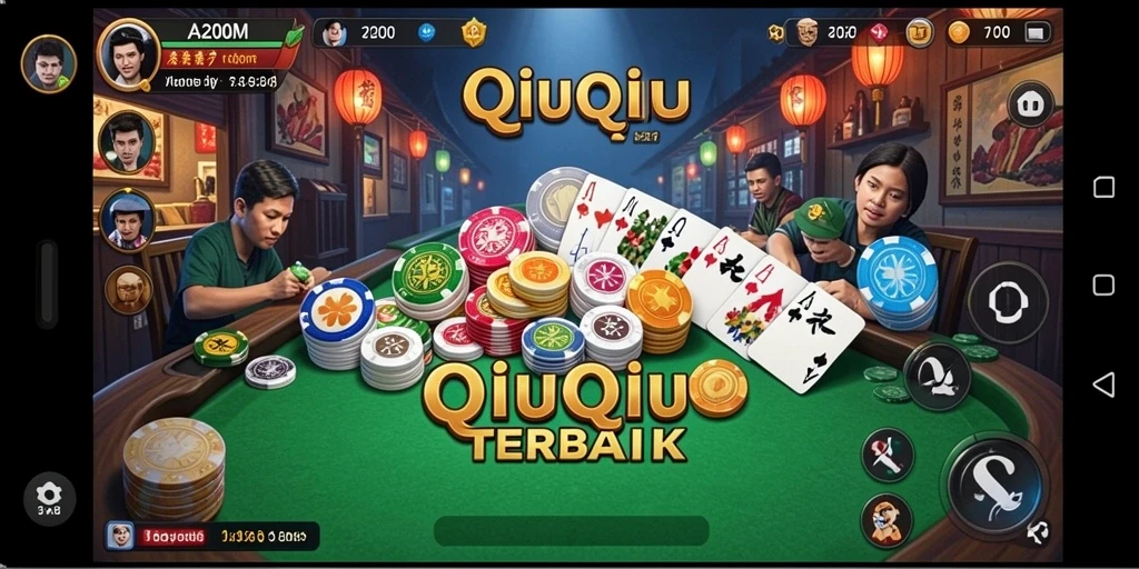 Tampilan gameplay seru dari A200M QiuQiu.