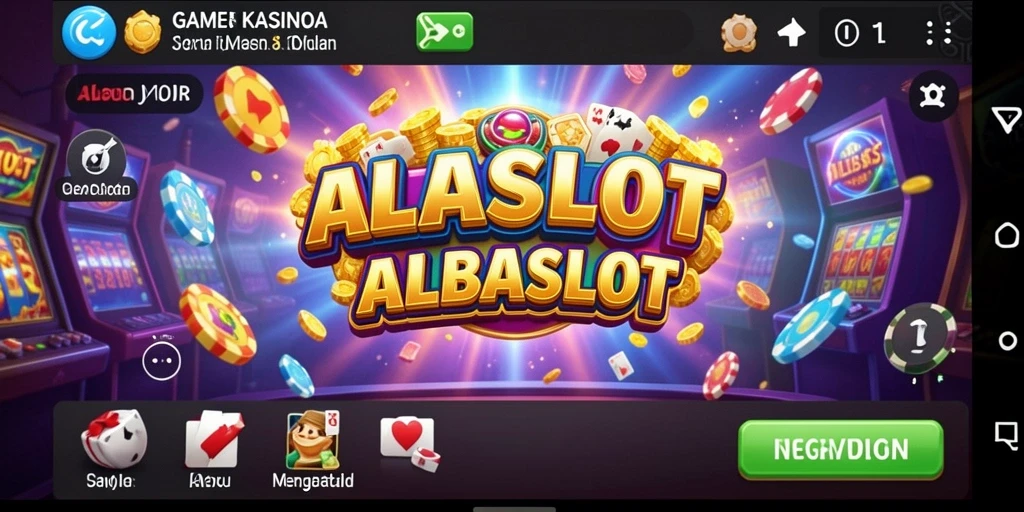 Tampilan gameplay menarik dari ALBASLOT yang menawarkan berbagai permainan kasino.