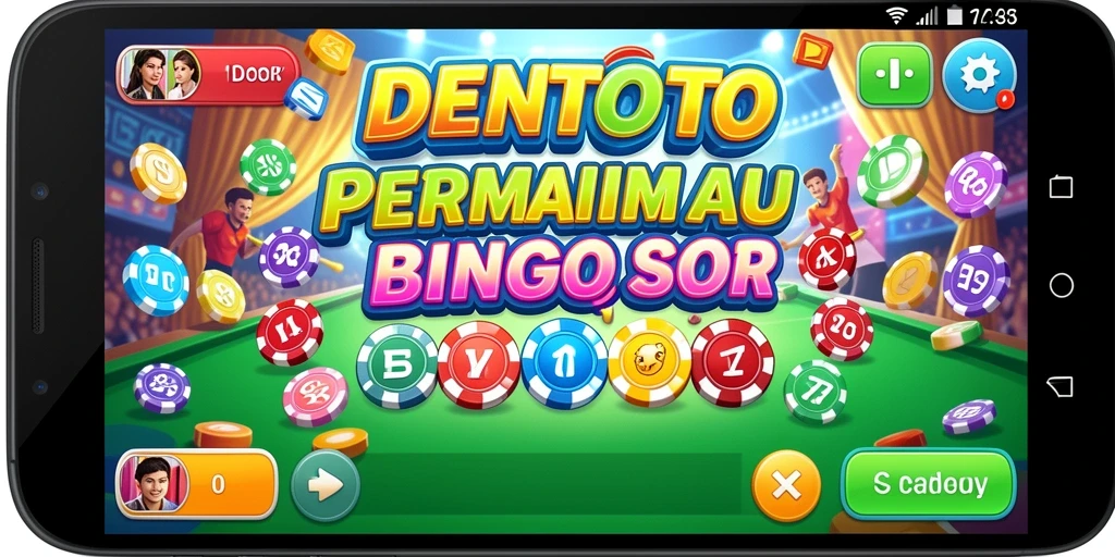 Screenshot DENTOTO menampilkan gameplay Bingo yang seru.