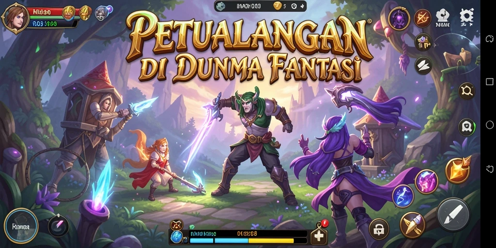 Screenshot gameplay H03 menampilkan aksi RPG yang mendebarkan.