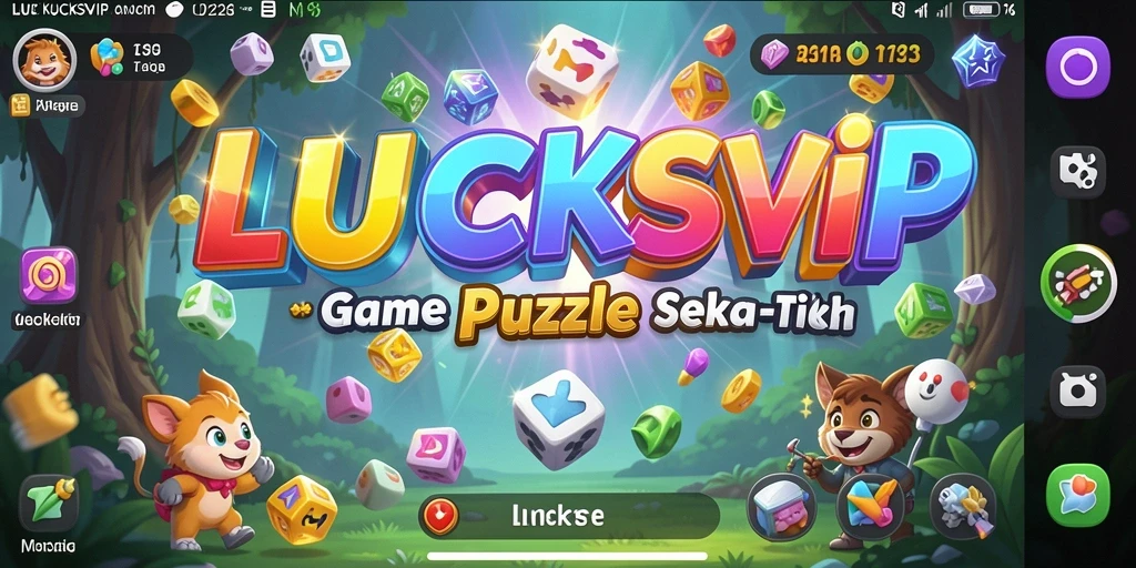 Screenshot dari gameplay seru LUCKSVIP yang menunjukkan tantangan puzzle.