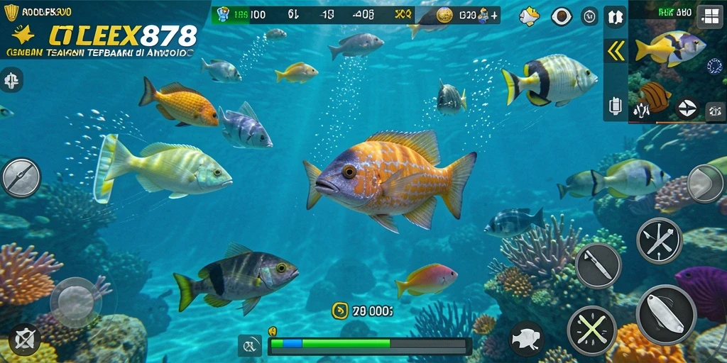 Tampilan menarik dari gameplay Tembak Ikan di ROLEX878.