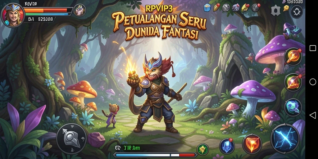 Tampilan menakjubkan dari gameplay RPVIP3 yang mengajak petualangan seru.