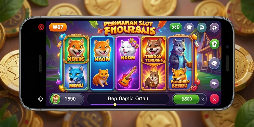 Screenshot permainan Slot W67 yang menarik dan seru.