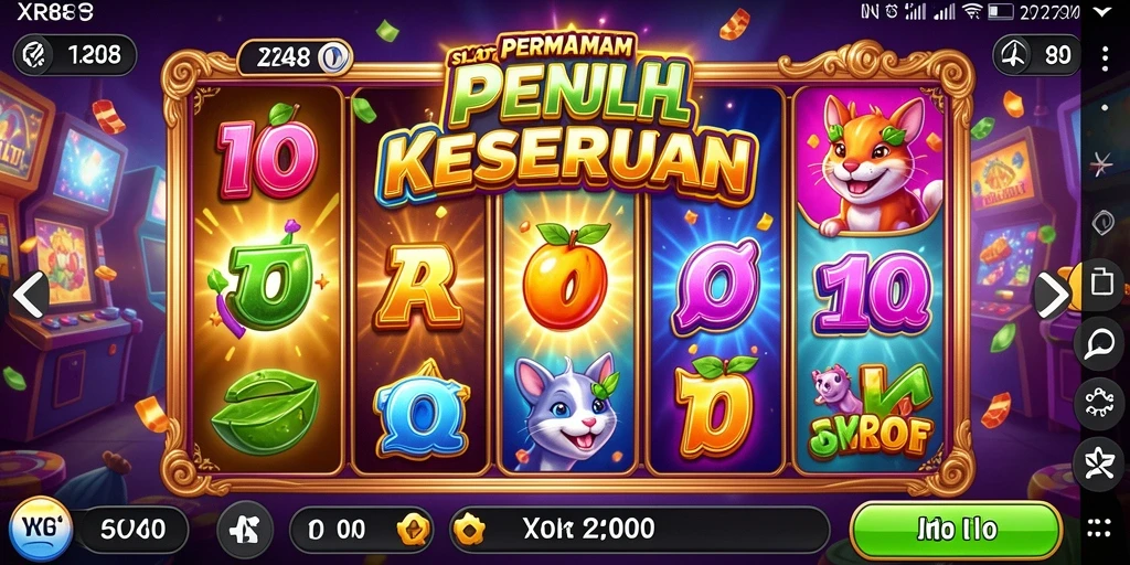 Tampilan menarik dari gameplay XR88 yang menggugah selera.